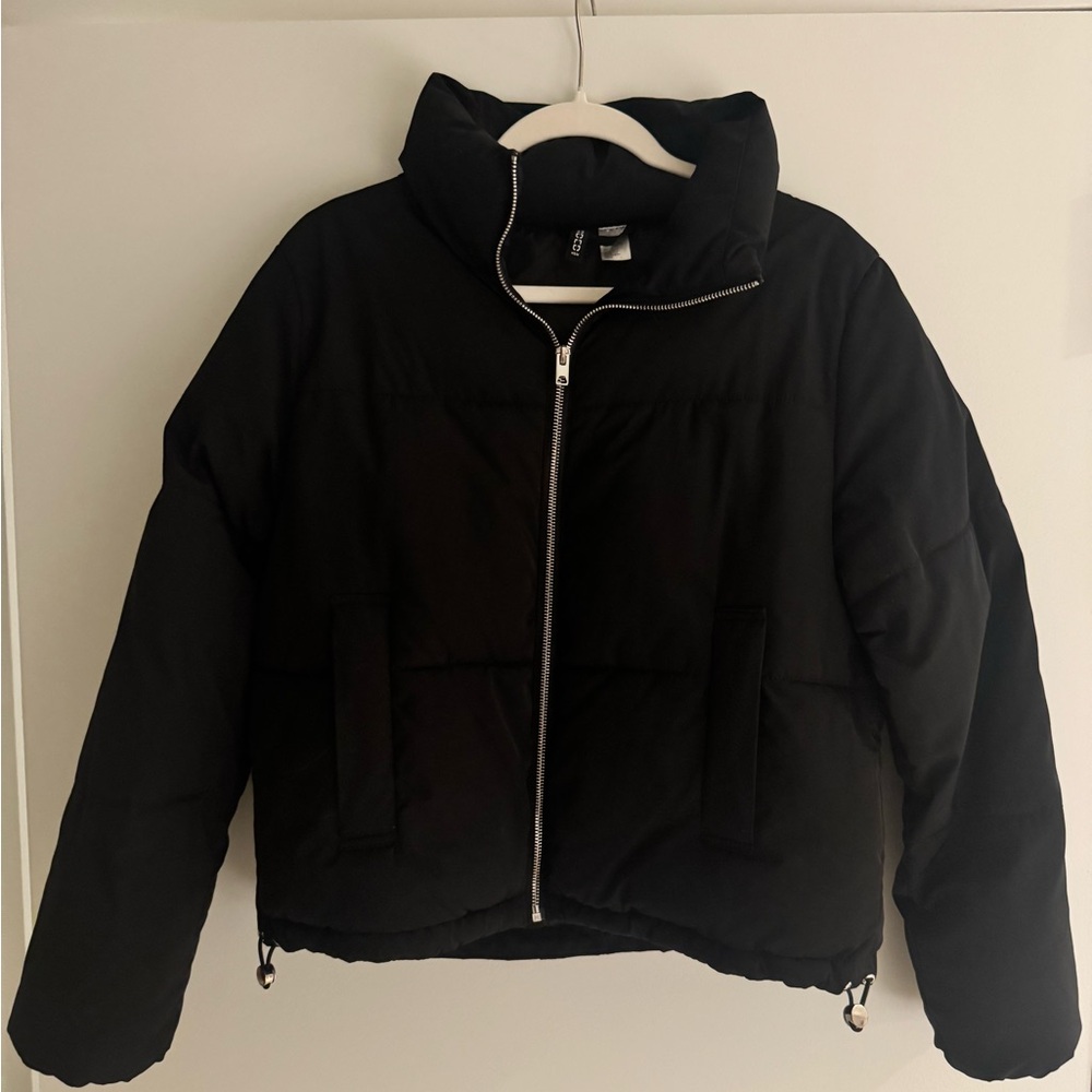 H&M Classic Black Puffer Jacket